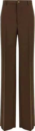 Gucci Brown Polyester Dress Womens Pants