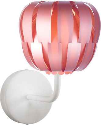 Linea Zero Linea Zero - Lampada Da Parete Moderna 1 Luce Queen Polilux Rosa Metallico D19 Made In Italy