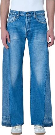 Levi's Wide-Leg Denim Jeans - Heren - Loose Fit Jeans - Blauw - W36 - Denim - Jeans