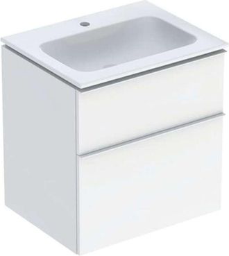 Keramag Keramag - Geberit Icon Set Mueble Lavabo Con Mueble Bajo Lavabo, 2 Cajones
