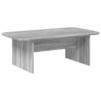 vidaXL Mesa De Caf&eacute; Gris Sonoma 93 X 53 X 33 Cm Madera De Ingenier&iacute;a Vidaxl