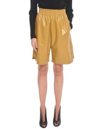 Bottega Veneta Shiny Leather Gaucho Short