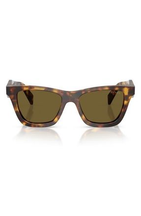 Prada 51mm Butterfly Sunglasses in Honey Tortoise /Dark Brown at Nordstrom