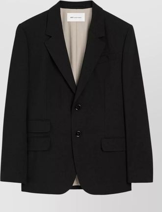 Ami virgin wool single-breasted blazer