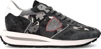 Philippe Model Sneakers Tropez Haute Running - Heren - Sneakers - Grijs - 40 EU - Katoen - Schoenen