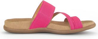 Gabor Dames Slippers - Dames - Sandalen - Roze - 41 EU - Schoenen