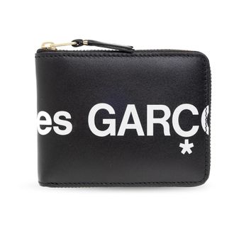 Comme Des Garçons Wallets & Cardholders, unisex, Black, Size: ONE SIZE Wallet with logo