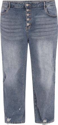 Mymo Plussize broek vrouwen grijs