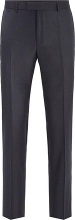 HUGO BOSS Mens Slim Fit Trousers in Open Grey - Size 40W/32L