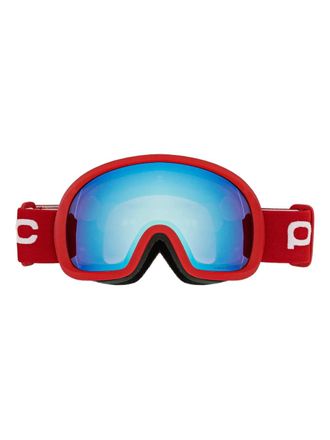 Poc red ski goggles