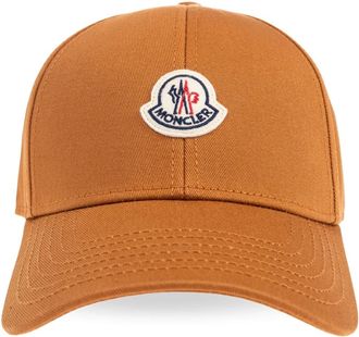 Moncler Pet met logo - Heren - Petten - Oranje - ONE Size - Katoen - Accessoires