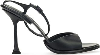 Lanvin BLACK STRAPLIGHT SANDAL À TALONS 110MM HEELS