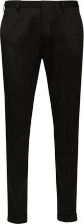 Paul Smith Slim Low-Rise Chinos - Heren - Chinos - Zwart - W34 - Katoen - Broeken