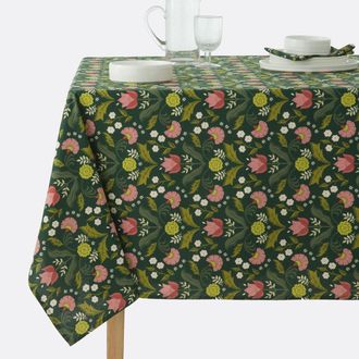 La Redoute Interieurs Bedrukt tafelkleed in gewassen katoen, Suzanna