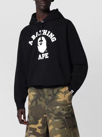 A Bathing Ape hooded sweater drawstring kangaroo pocket
