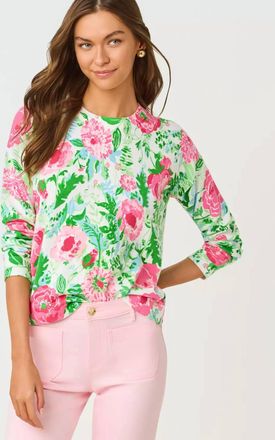 Lilly Pulitzer Tensley Sweater In Multi Poppy Party