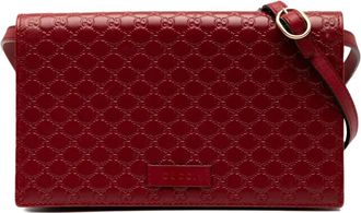 Gucci Borsa a tracolla Microguccissima con tracolla 2000-2015 - Rosso