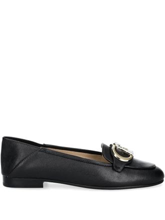 Liu Jo Ballerine con logo oversize - Nero