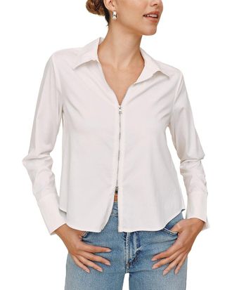 Bella Dahl Long Sleeve Zip Front Shirt
