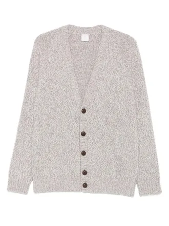Eleventy button-front cardigan - men - Wool - L - Grey