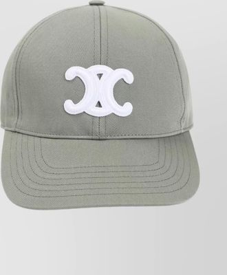 Celine triomphe baseball cap curved brim