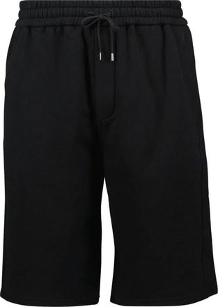 Saint Laurent Zwarte Bermuda Shorts Cassandre Stijl - Heren - Korte Broeken - Zwart - M - Katoen - Korte Broeken