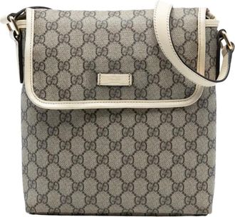 Gucci Pre-owned Cross Body Bags, female, Brown, Size: ONE SIZE Pre-owned Printed Patterned Crossbody Bag