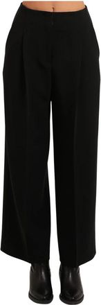 HUGO BOSS Wide Leg Broeken - Dames - Wijde Broeken - Zwart - S - Broeken