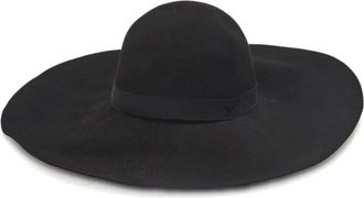 Maison Michel Cappello a tesa larga Blanche Pre-owned - Nero