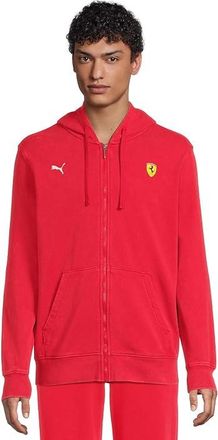Puma Scuderia Ferrari Sportswear Hooded Sweat Jacket Mens Jacket Rosso Corsa : 2XL, Cotton