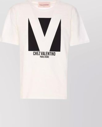 Valentino Garavani crewneck t-shirt with frontal logo print