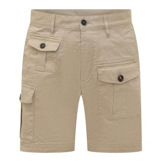 Dsquared2 Casual Shorts, male, Beige, Size: XL Cargo Shorts