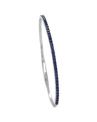 Sabrina Designs 14K 1.23 Ct. Tw. Diamond & Sapphire Bangle