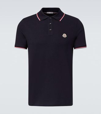 Moncler Permanent cotton jersey polo shirt