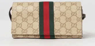 Gucci Mini borsa a mano in tessuto GG con nastro Web