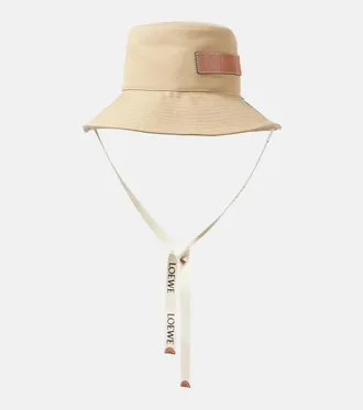 Loewe Gorro de pescador de lona con logo