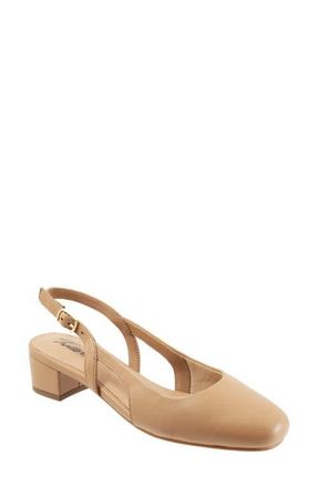 Trotters Dottie Slingback Pump in Beige at Nordstrom, Size 7