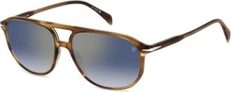 Eyewear by David Beckham unisex, Accessoires, Bruin, Maat: 58 MM
