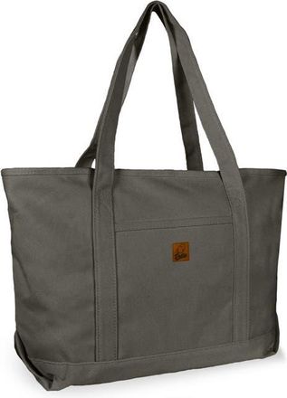 Dalix Ghost 23 Carryall Canvas Tote Bag in Asphalt Gray at Nordstrom