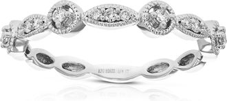 Vir Jewels 1/10 cttw Round Cut Lab Grown Diamond Engagement Ring.925 Sterling Silver
