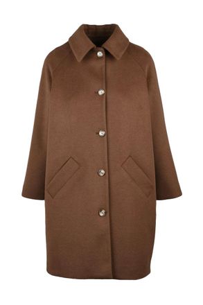 Guttha Warm Brown Raglan Sleeve Guttha Coat