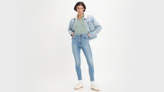 Levi's Retro High Skinny Jeans - Womens - 25X30 - Blue