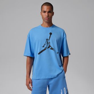 Nike Jordan Mens Jordan Oversized Shirt in Blue | IQ2150-412