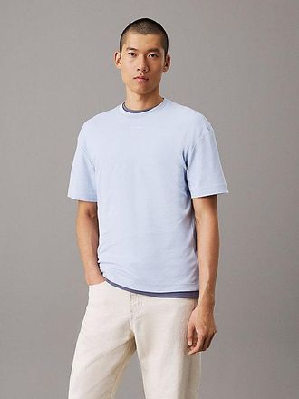 Calvin Klein Camiseta Holgada De Entrelazado De Algod&oacute;n