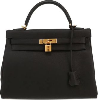 Hermès Borsa a mano Kelly 32 - Nero
