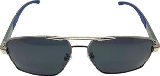 Generic Xlusiv - Polarised Sunglasses for men UV400 protection Cube (Silver/Grey)