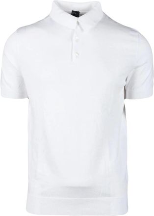 Fedeli Katoenen Polo Shirt - Heren - Polos - Wit - XL - Katoen - Tops