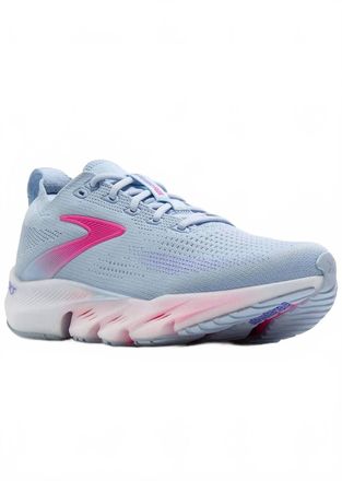 Brooks Womens Glycerin Flex Shoes In Skyway/cyber Pink/blazing Bell