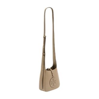 Tory Burch Womens Shoulder Bag Beige Calfskin