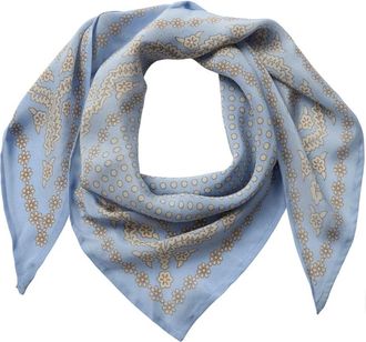 Sofie Schnoor Karen Sjaal - Dames - Zijden sjaals - Blauw - ONE Size - Accessoires